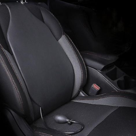 Coussin lombaire dynamique avec support pneumatique, soutien lombaire intelligent pour siège auto universel, pompe à air manuelle, 6 coussins d'air (1/5)