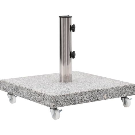 Schirmständer Granit 30 kg Quadrat Grau
