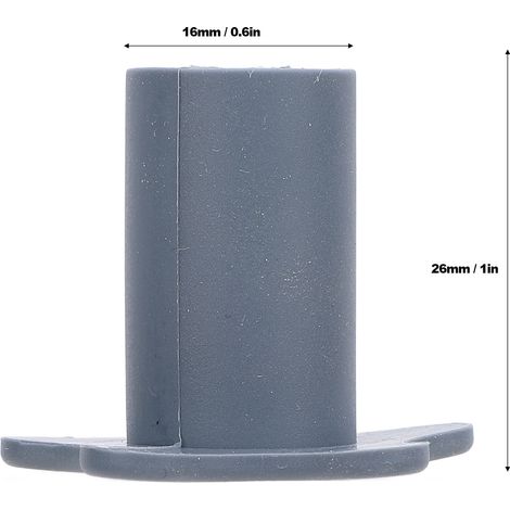 Ortviai Gaine de passage murale en silicone pour câble satellite 16 mm – Gris – Lot de 10 (1/4)