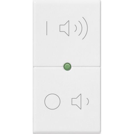 VIMAR - R14531.24 Tasto 1M simboli ON/OFF volume bianco