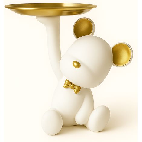 Teddybär 2 mit Tablett