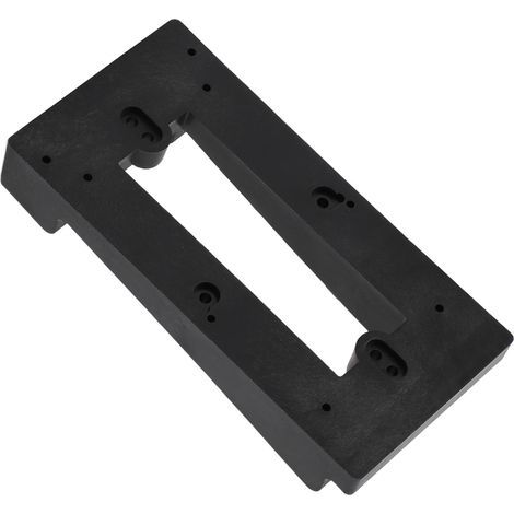 Support de sonnette vidéo multifonctionnel à fixation souple. universel pour la plupart des sonnettes de marque. noir