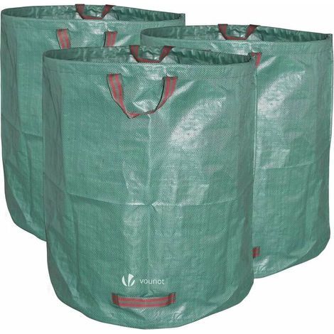 Green Mobility XXL Gartensäcke, 3er-Set, 272 l, robuste Gartenabfallsäcke, stabile PP-Abfallsäcke, 3er-Set Gartenabfallsäcke, Müllsäcke (1/5)