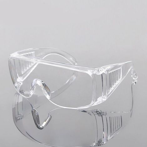 CSPARKV (15×6×2cm)10 Paires de Lunettes de sécurité Anti-buée pour l'agriculture, l'industrie et Le Laboratoire (1/3)