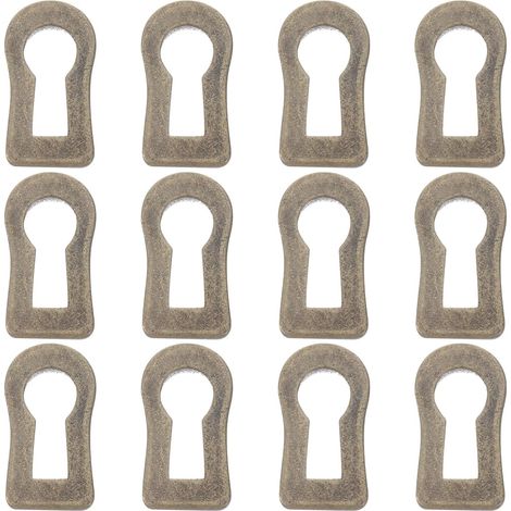 Toddmomy Lot de 12 cache-serrures ovales vintage pour portes (1/5)