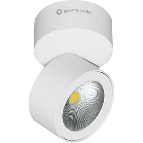 Applique LED ronde orientable Concord tricolore 14w blanche (1/4)