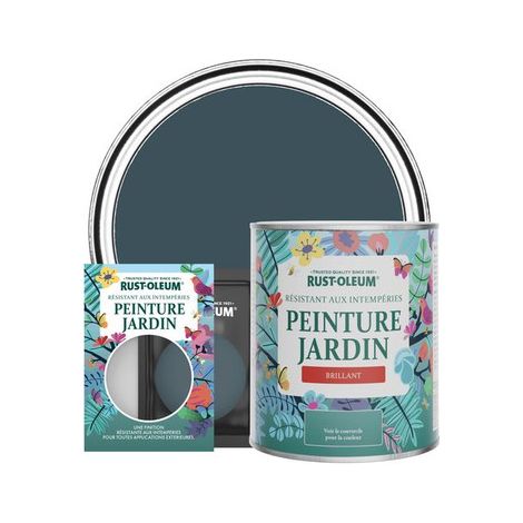 Peinture Jardin, Finition Brillante - Bleu du Soir (1/3)