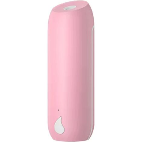 Diffuseur d'huiles essentielles sans eau (rose), type flacon, automatique, rechargeable par USB, 4 vitesses (1/5)