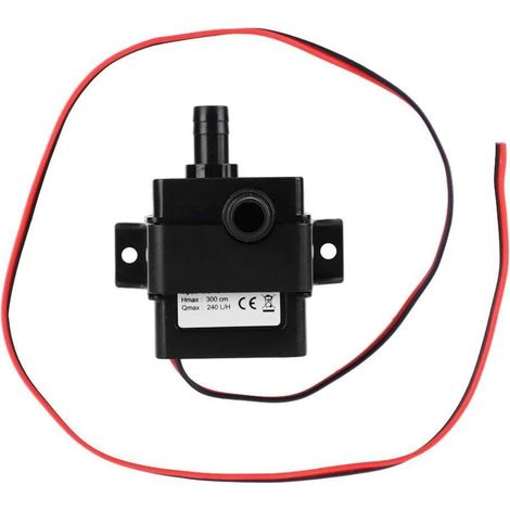 Pompe d'aquarium 12 V, pompe à eau submersible 12 V CC pour aquarium de jardin (1/4)
