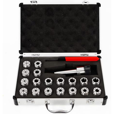 MT3 ER32 Jeu de 21 pinces de serrage de précision pour fraiseuse 3-20 mm (1/5)