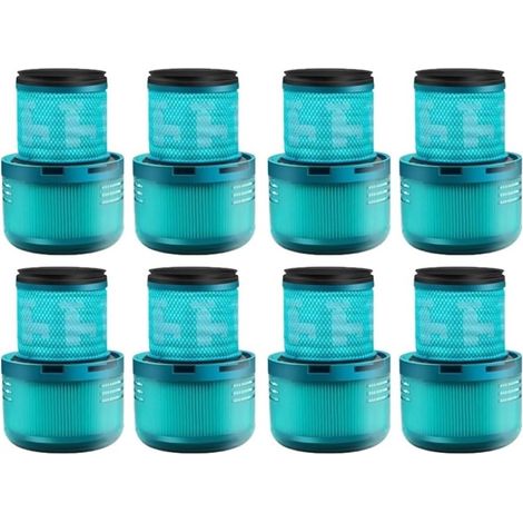 Paquete de 8 filtros de repuesto para aspiradora Dyson V11 V15 SV14 SV17 SV22 Detect Animal Absolute Extra Pro Torque Drive Motorhead, reemplaza la pieza número 970013-02. (1/5)