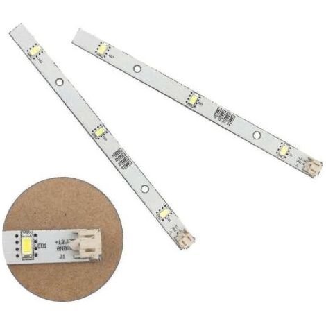 Pair 2 bandes LED pour réfrigérateurs-congélateurs Rongsheng Hisense Logik MDDZ-162A 1629348 (1/4)
