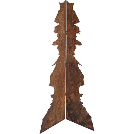 Dekosäule Rostsäule Ecksäule Gartendeko Edelrost Säule Rost Dekoration Deko 143 cm (1/5)