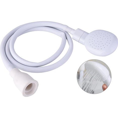 Douchette Spécial Robinet - se Connecte au Robinet du Lavabo - Permet de Rincer les Cheveux Comme chez le Coiffeur - Facile d’Utilisation (1/4)