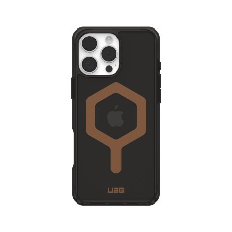 Funda protectora UAG Plyo MagSafe para iPhone 16 Pro Max compatible con MagSafe (negro/bronce) (1/3)