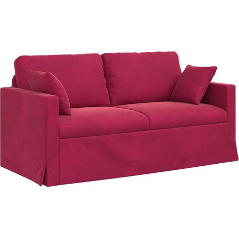 Canapé Bordeaux 158 x 78 x 80 cm Velours (1/5)