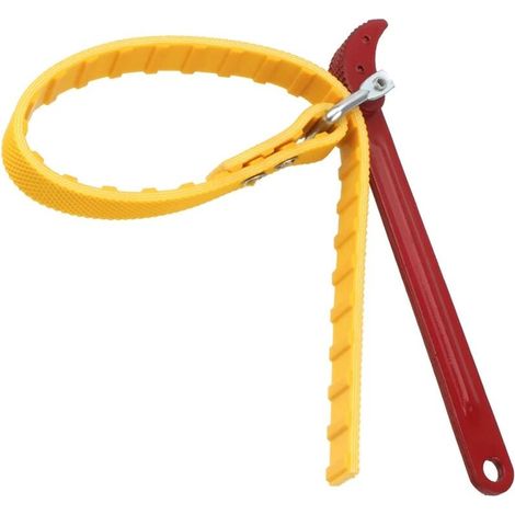 8 pouces ceinture clé extracteur sangle clé chaîne filtre à huile clé Pipeline pommes de douche clé plis outils à main portables (1/5)