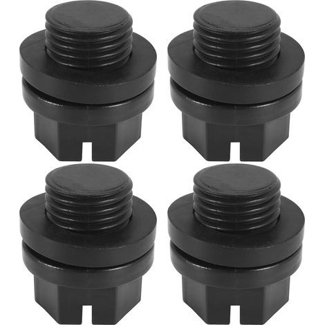 Lntyq Paquet de 4 Bouchons de Vidange avec Joints Toriques Bouchon de Pompe Filtres de Piscine Bouchon de Pompe de Vidange de Piscine de Remplacement SPX1700FG pour Pompes (1/5)