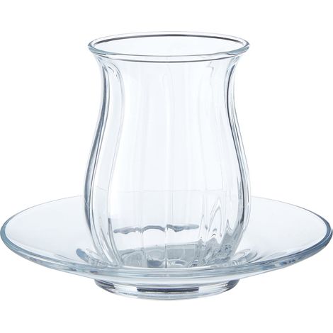Pasabahce Teegläser Teeglas Set 12 teilig 138cc Spülmaschinengeeignet Cay Bardagi Set