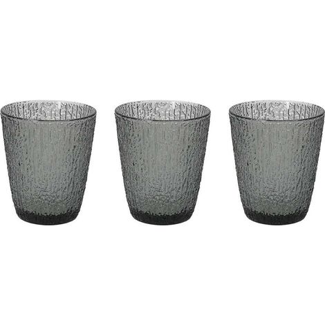 Set 3 Bicchieri Davor cc.280 colore Grigio