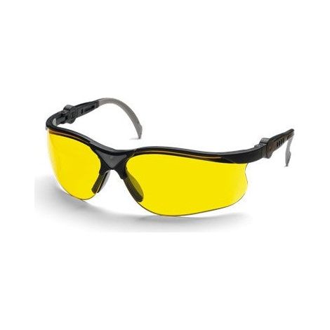 Husqvarna Yellow X - Occhiali Protettivi Gialli Antigraffio con Protezione UV