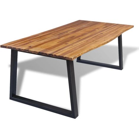 Esstisch Massivholz Akazie 200x90 cm
