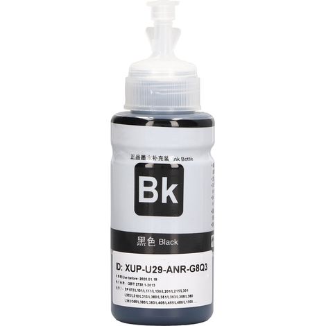 Cartouche d'encre recharge pour imprimante 672 L360 L380 L351 L1300 L383 L565 Lot noir (1/5)