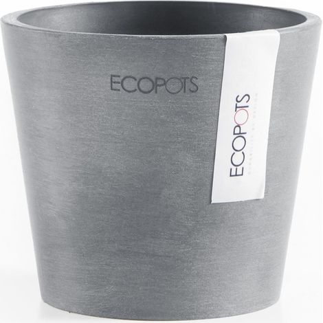 Ecopots Amsterdam 10,5 Blumentopf - L 10,5 cm x H 9,2 cm - Innen- und Außenbereich