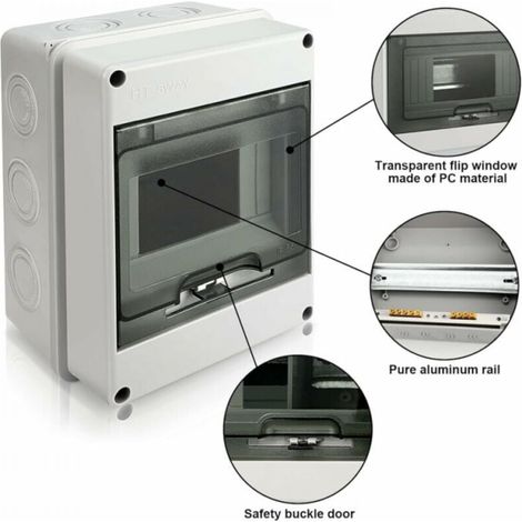 Coffret électrique extérieur étanche, coffret électrique extérieur étanche, armoire électrique, boîte de jonction extérieure (1/3)