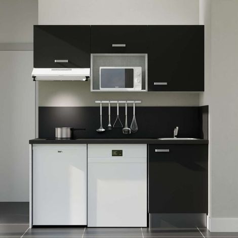 Kitchenette K55L-PT - 180 cm avec plan de travail et évier