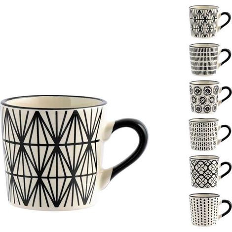 Tazza caffè decoro assortito