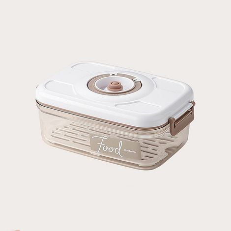 Boîte De Conservation Sous Vide - Bocal Hermetique Pour Céréales Et Aliments - Compatible Réfrigérateur Cuisine - 1 Pièce (1/5)