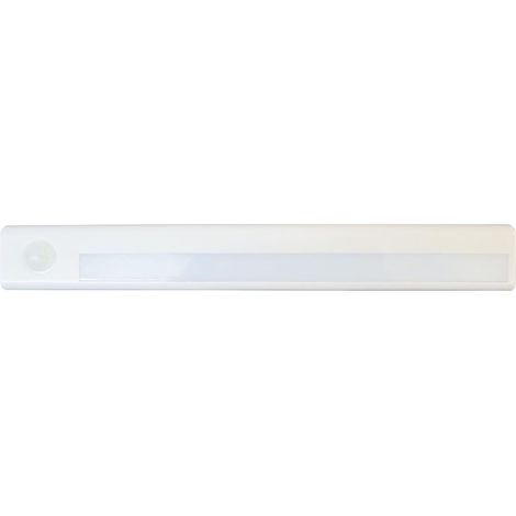 Lampe LED réglette détecteur de mouvements et de luminosité 50 Lumens