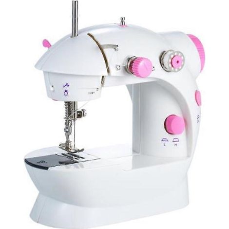 Machine à coudre électrique multifonctionnelle avec pédale et lumière LED, mini machine à coudre domestique, mini appareil électrique (1/4)