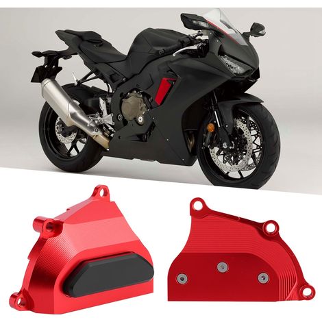 Protection de moteur CNC pour moto, compatible Honda CBR1000RR 08-17, rouge (1/4)