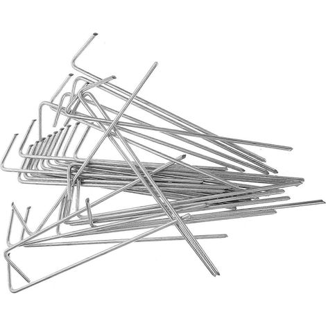 Piquets de tente d'extérieur, piquets en métal, adaptés au camping, paquet de 30, argent durable. (1/5)