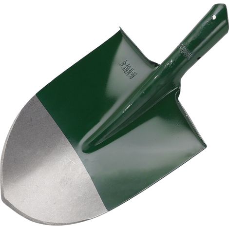 Pelle de jardin à tête ronde pointue en acier au manganèse, outil de remplacement pour cendres, cour et jardin (1/5)