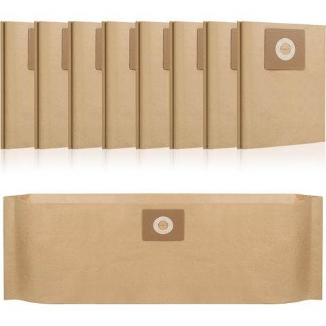 Lot de 15 sacs filtrants en papier pour accessoires Bosch Advancedvac 20 (1/5)