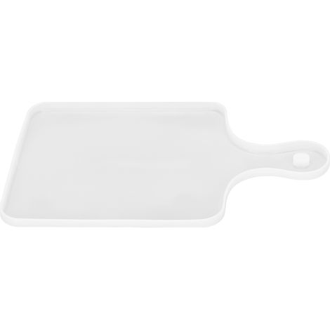 Moule en résine époxy cristal à faire soi-même, grand moule à poignée pour plateau, assiette à fruits, plateau à thé, grand moule à sous-verres, moule en silicone pour plateau à poignée carrée (1/5)