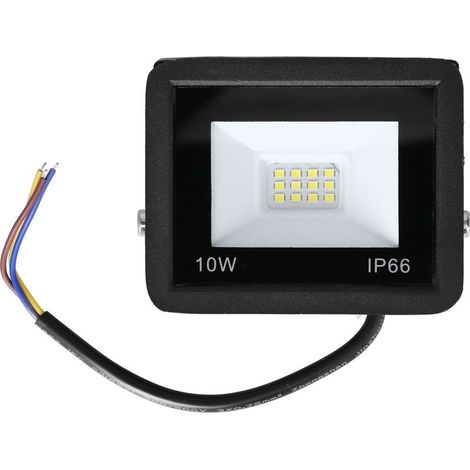 LED-Flutlicht – 10 W – 220 V – 1080 lm – 6500 K – IP66 – Aluminiumguss – Gehärtetes Glas – Für den Außenbereich – Einheit (1/5)