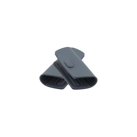 Générique Poignée de Casserole en Silicone  Lot de 2 Protège-Poignées Anti Brûlures  Manchon Isolant Antidérapant Prolongé pour Plat Four Cocotte Plateau Cuisson Poêle