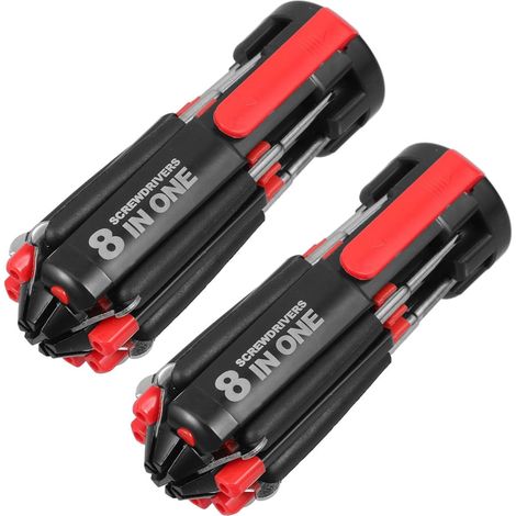 2 pièces Destornillador Tipo Bolígrafo Multifunción avec Luz LED (1/5)