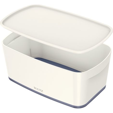 Leitz Mybox scatola piccola con coperchio, colore: Bianco (1/5)