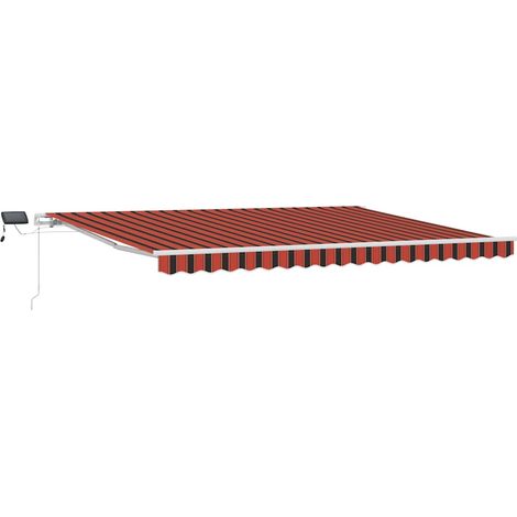 Maison Exclusive - Tenda Retrattile arancione e marrone 450 × 350 cm