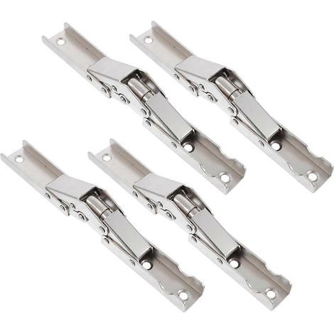 SHINEOFI Lot de 4 charnières pliantes pour portes de placard et d'armoires de cuisine (1/5)