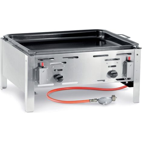Sartén de gas Bake Master Maxi de 590 x 480 mm y 11,6 kW - Hendi 154618