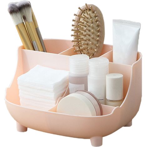 Kosmetik-Organizer mit mehreren Fächern, Aufbewahrungsbox für Kosmetik für Büro und Zuhause (1/5)