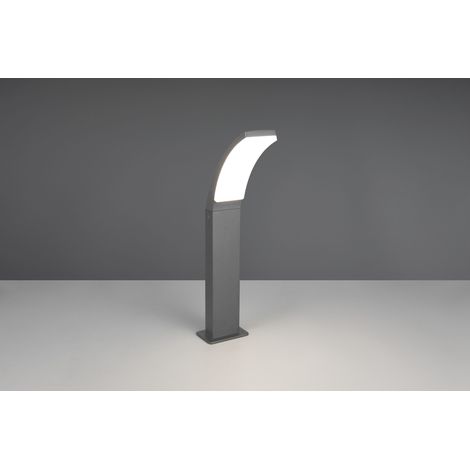 Moderne LED-Säule anthrazit 60 cm für den Außenbereich