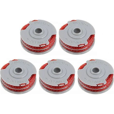 Compatible avec Flymo Contour 500XT/Power Trim 500XT, FLY021/513937190, kit avec 5 bobines de fil de coupe-bordures. (1/3)