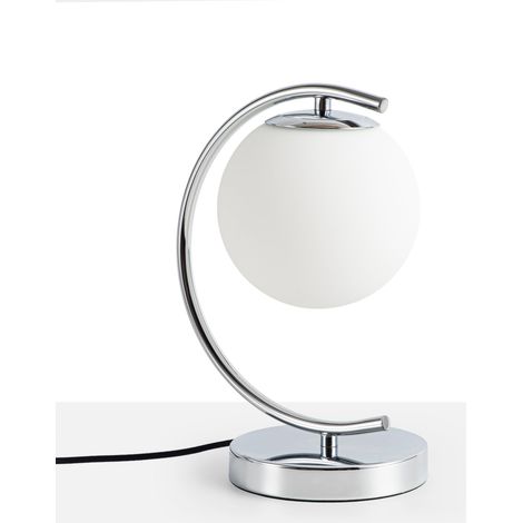 Tischlampe mit Glaskugel „SAN“